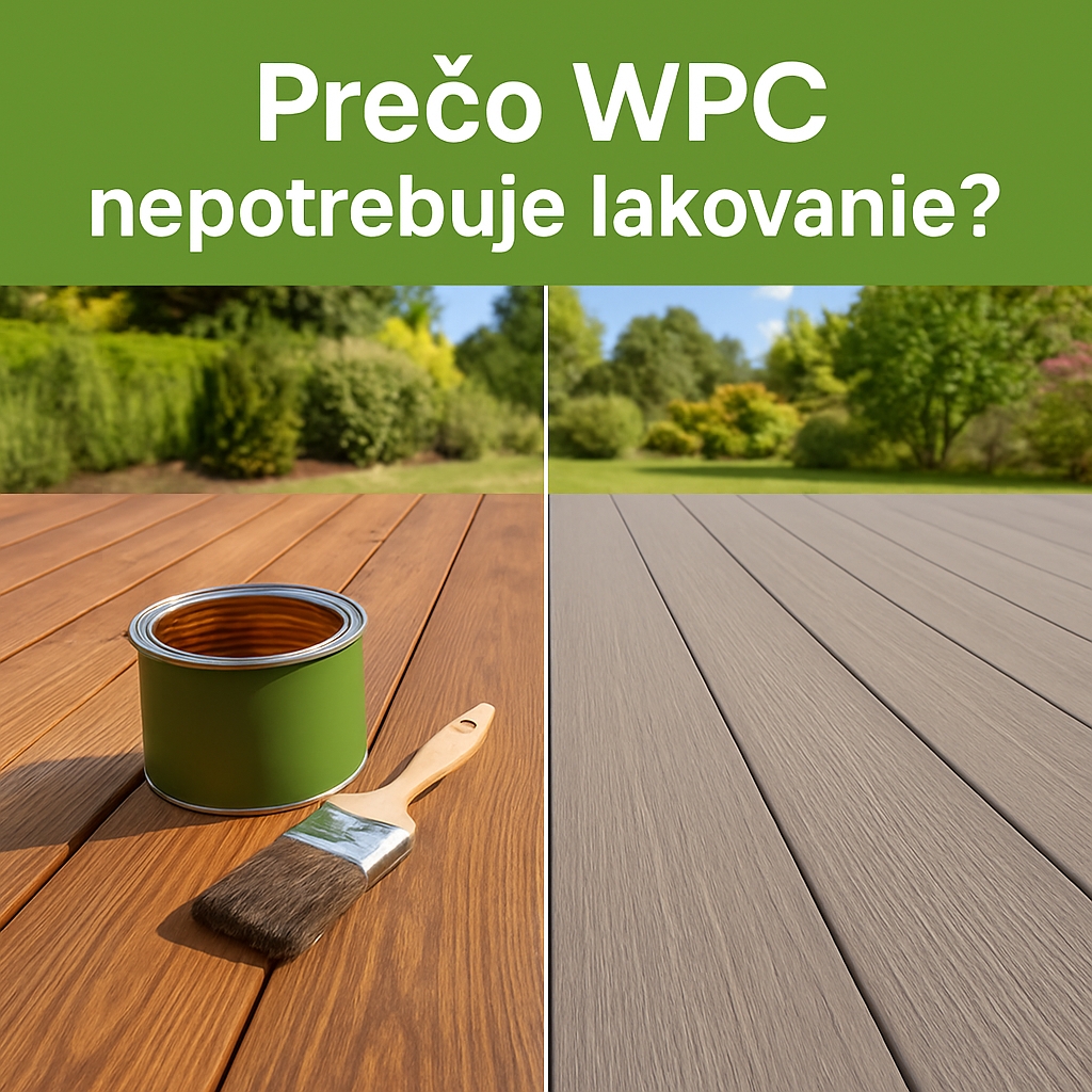 Prečo WPC nepotrebuje lakovanie? Fakty, ktoré rozhodujú