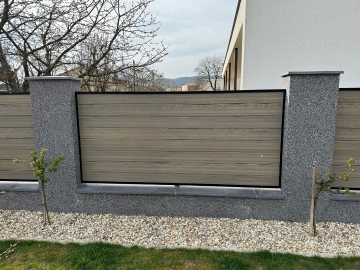 CO-Grain - ukážky použitia materiálu woodlook