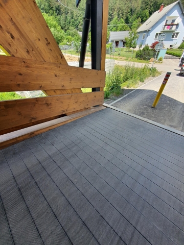 Solid Melange - ukážky použitia materiálu woodlook