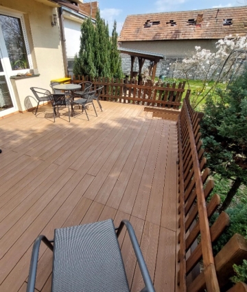 Solid Melange - ukážky použitia materiálu woodlook