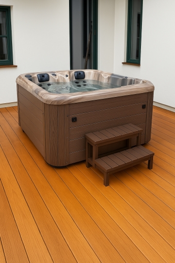 Solid Melange - ukážky použitia materiálu woodlook